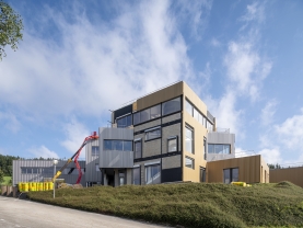Réhabilitation de l'enveloppe d'un bâtiment industriel SILVANT à Maîche